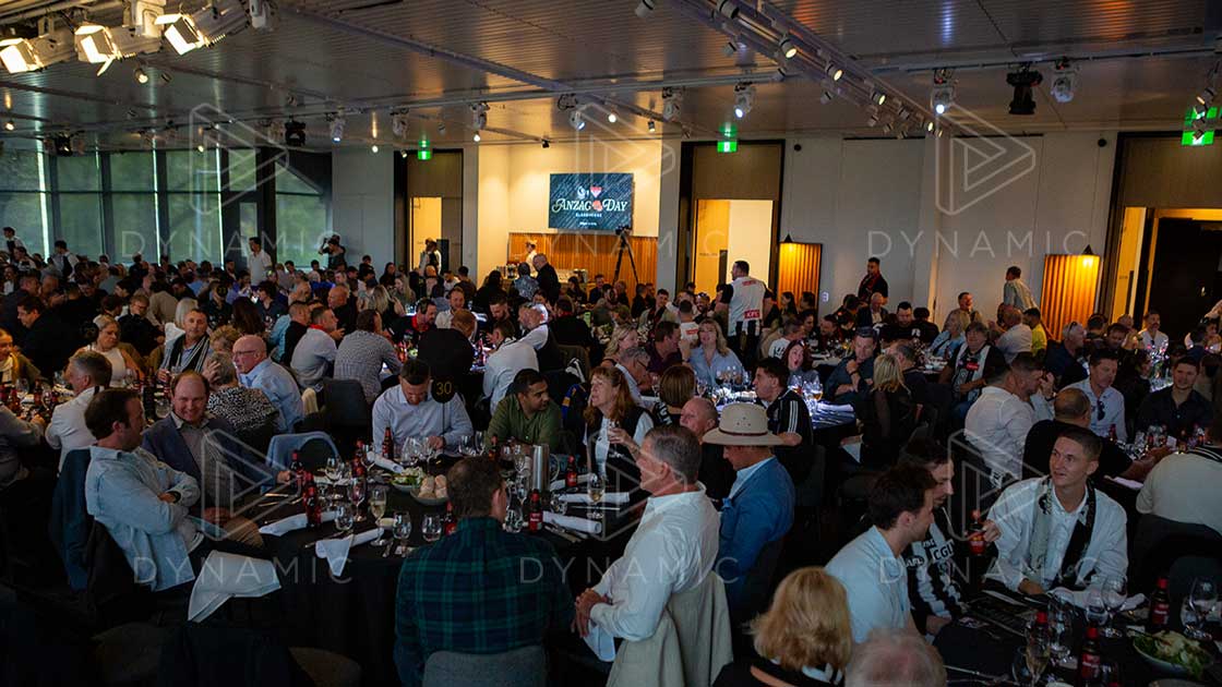 The Glasshouse ANZAC day corporate ticket package dining room