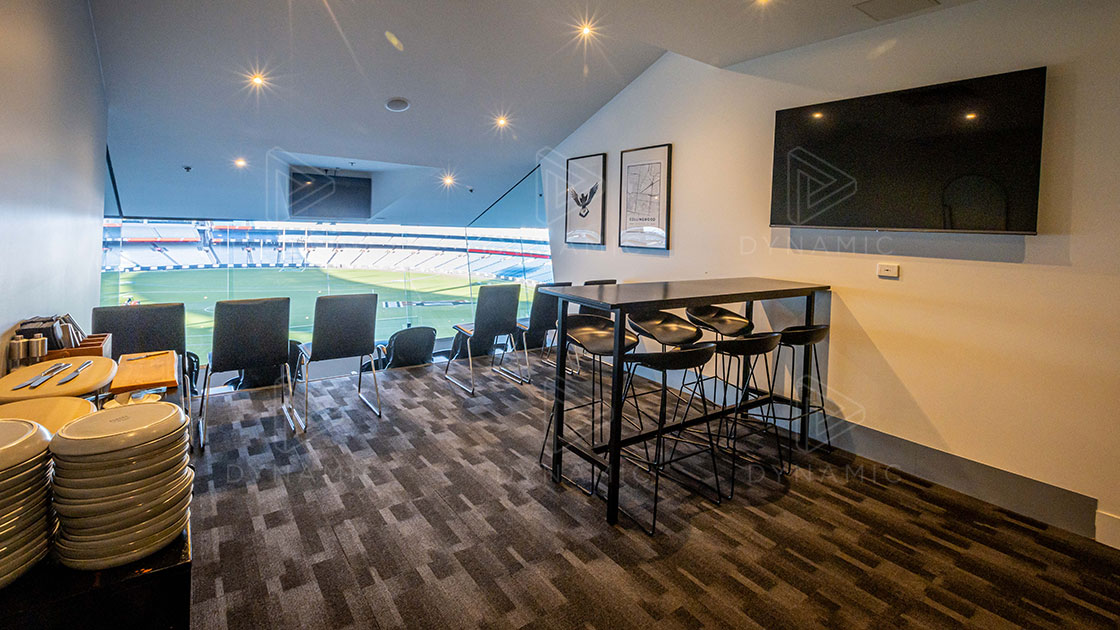 A 16 to 18 seater Corporate Box at the MCG