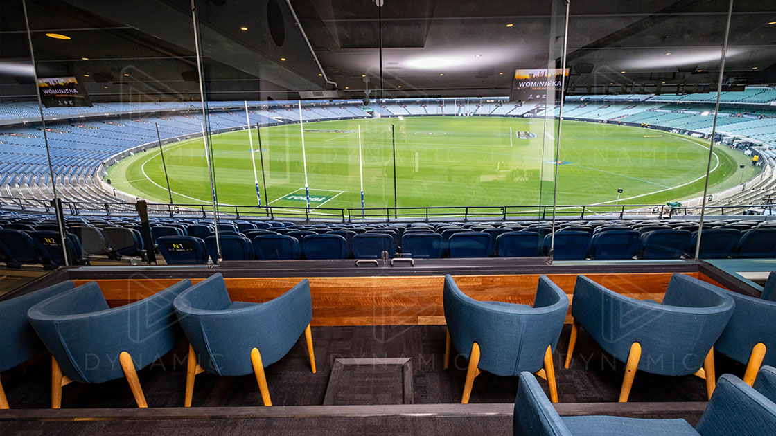 The view from a Corporate Box at the MCG