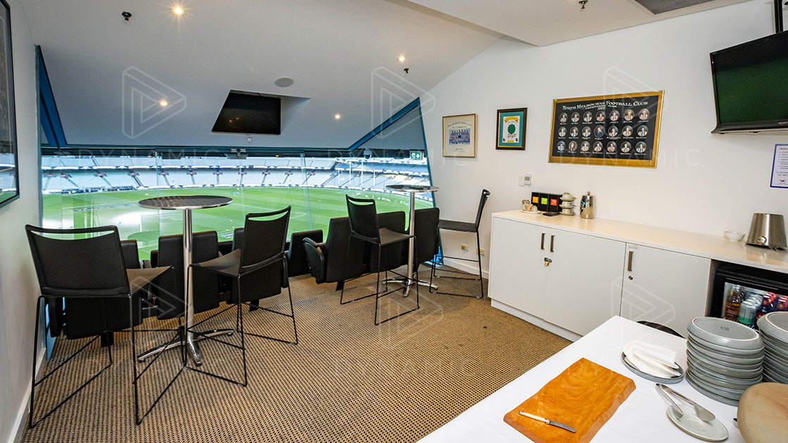 Inside a corporate box at the MCG