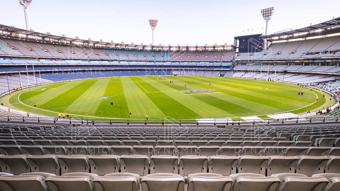 View from the seats of Olympic Room