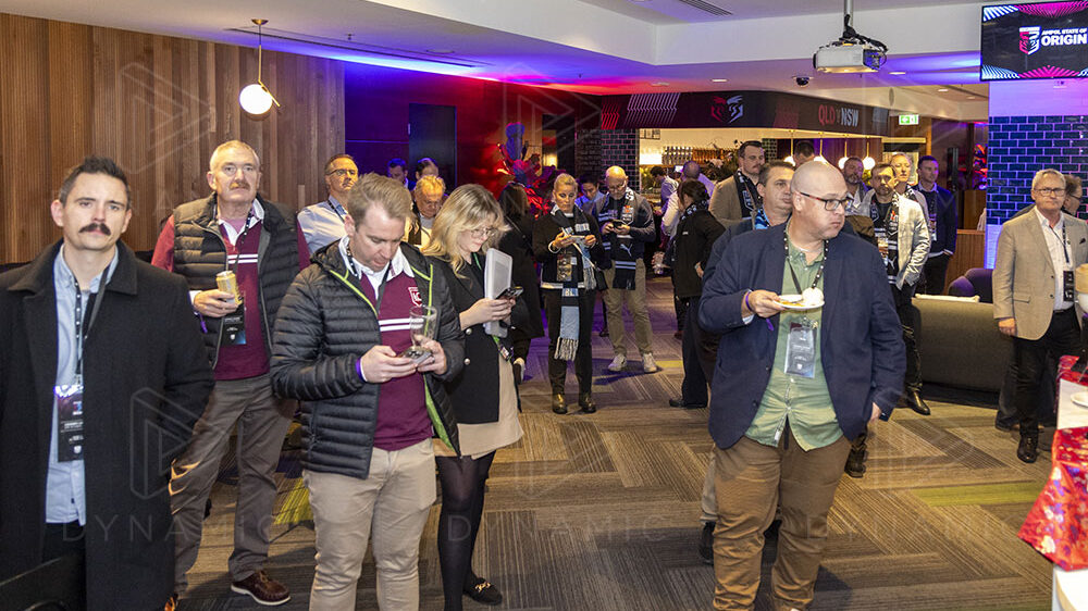 Jim Stynes Room MCG State of Origin Internal view of Jim Stynes Room for State of Origin