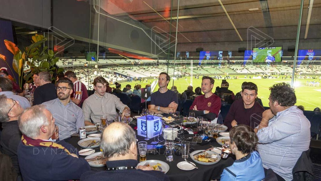 State of Origin Corporate Packages in AFL Dining Room
